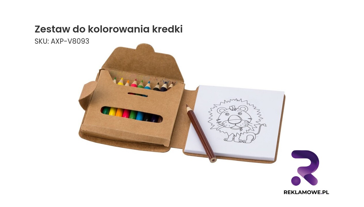 Zestaw do kolorowania, kredki Zestaw do kolorowania z kredkami