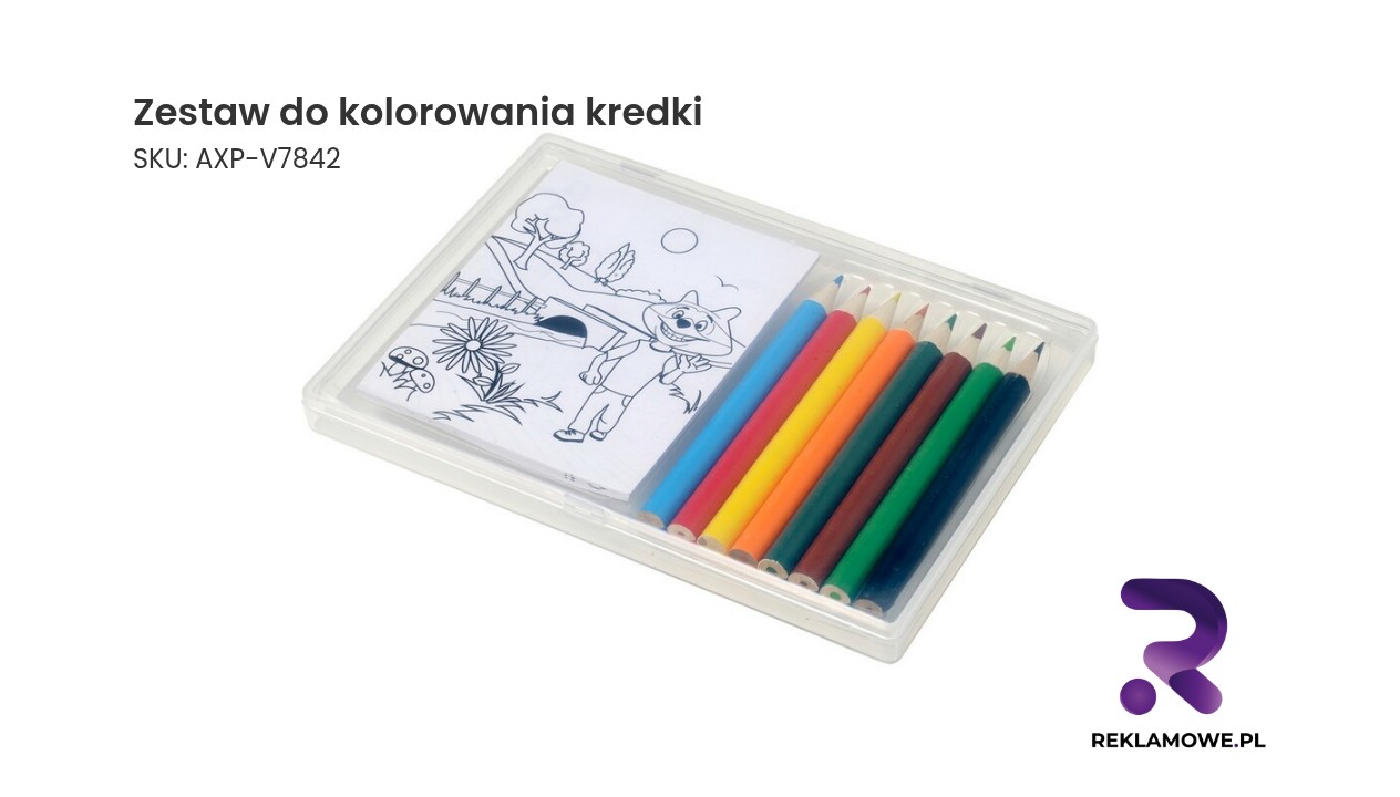 Zestaw do kolorowania, kredki Zestaw do kolorowania kredkami