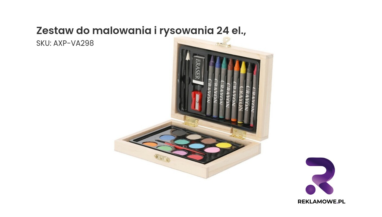 Zestaw do malowania i rysowania 24 elementy
