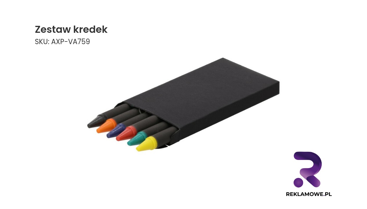 Zestaw kolorowych kredek do rysowania