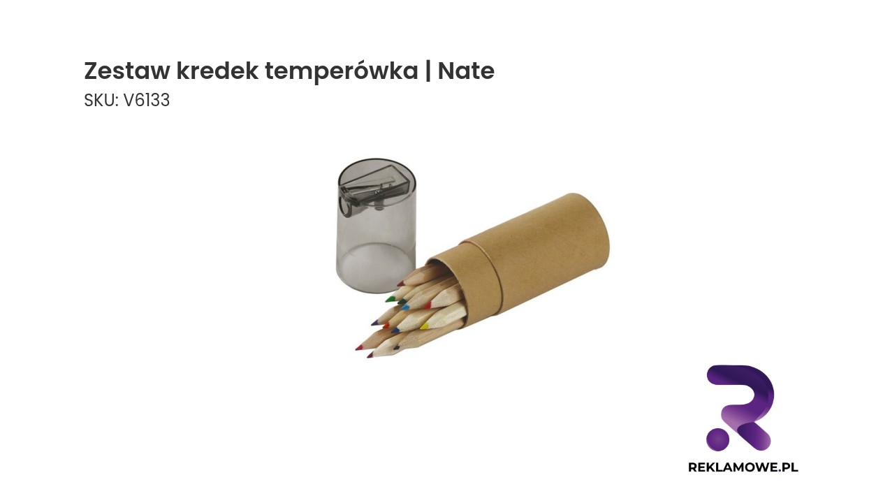 Zestaw kredek z temperówką marki Nate