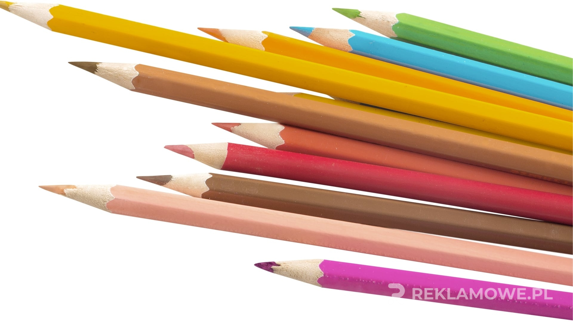 Kredki reklamowe używane do promocji