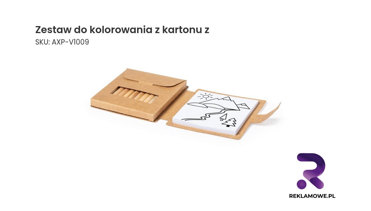 Zestaw do kolorowania z kartonu
