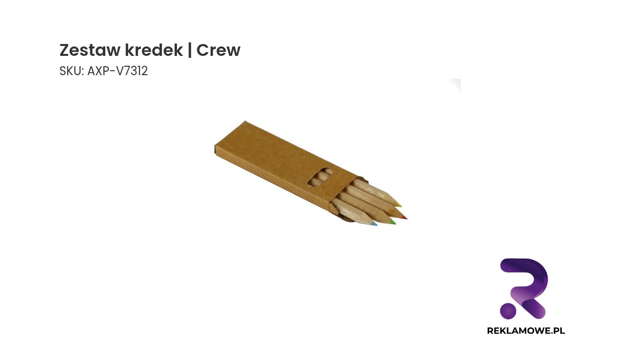 Zestaw kredek | Crew Zestaw kredek Crew – kolorowe kredki do rysowania