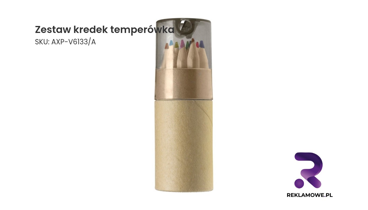 Zestaw kredek z temperówką – kolorowe kredki do rysowania
